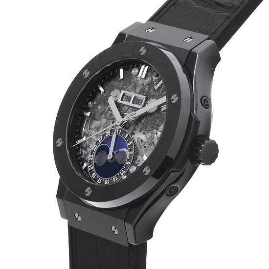 Hublot Replica Watch Classic Fusion Aerofusion Moonphase 45mm Black Magic, 517.CX.0170.LR