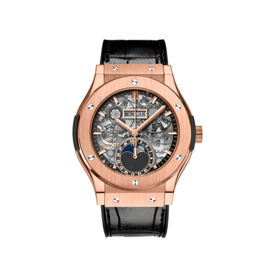 Hublot Replica Watch Classic Fusion Aerofusion Moonphase King Gold 42mm, 547.OX.0180.LR