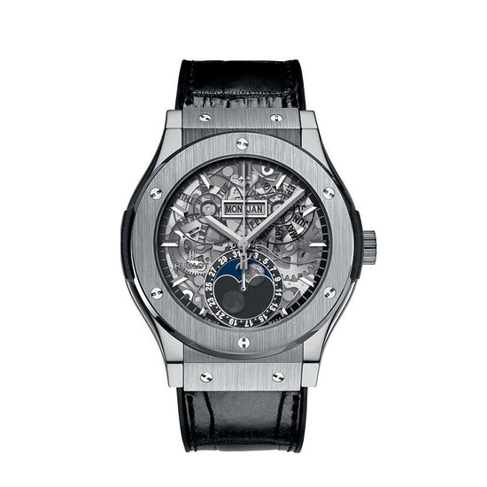 Hublot Replica Watch Classic Fusion Aerofusion Moonphase Titanium 45mm, 517.NX.0170.LR