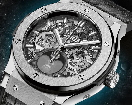 Hublot Replica Watch Classic Fusion Aerofusion Moonphase Titanium 45mm, 517.NX.0170.LR
