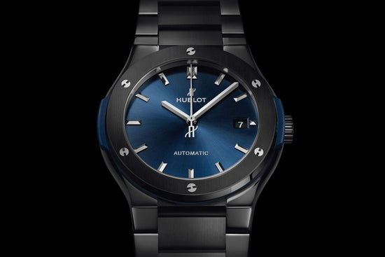 Hublot Replica Watch Classic Fusion Automatic 45mm Ceramic Blue, 510.CM.7170.CM