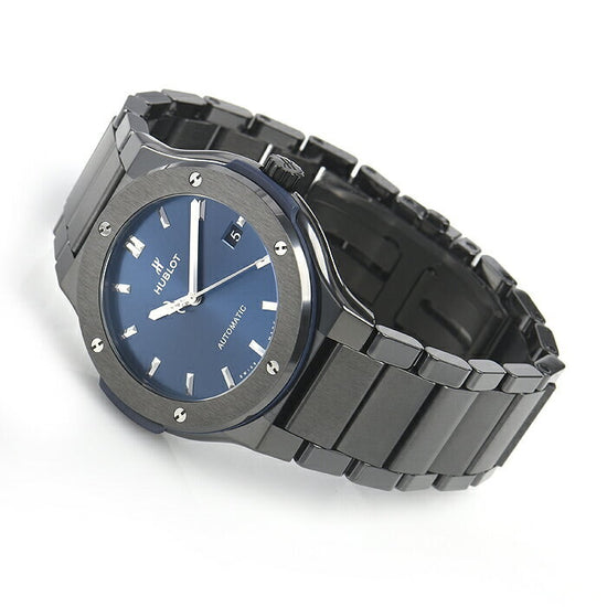 Hublot Replica Watch Classic Fusion Automatic 45mm Ceramic Blue, 510.CM.7170.CM