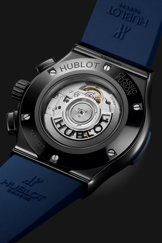 Hublot Replica Watch Classic Fusion Ceramic Blue Chronograph 521.CM.7170.RX
