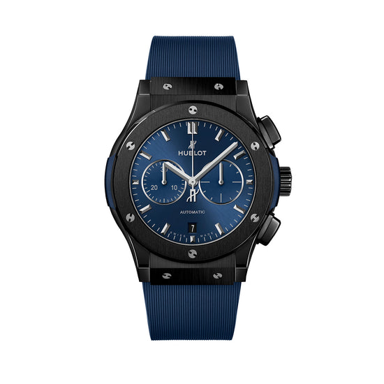 Hublot Replica Watch Classic Fusion Ceramic Blue Chronograph 541.CM.7170.RX