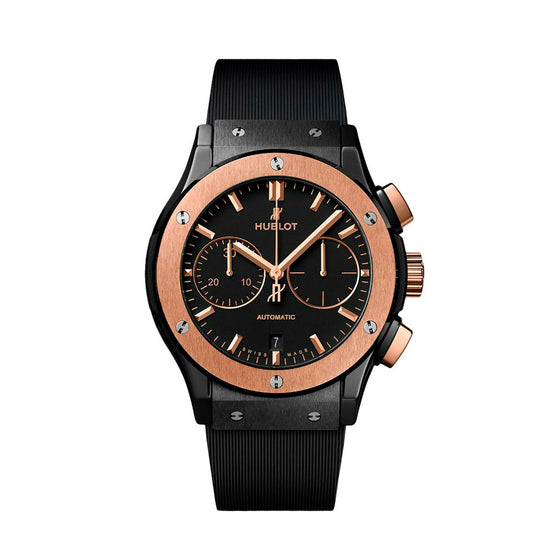 Hublot Replica Watch Classic Fusion Chronograph Ceramic King Gold 45mm, 521.CO.1181.LR