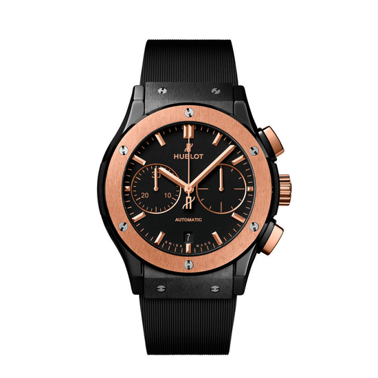 Hublot Replica Watch Classic Fusion Chronograph Ceramic King Gold 45mm, 521.CO.1181.RX