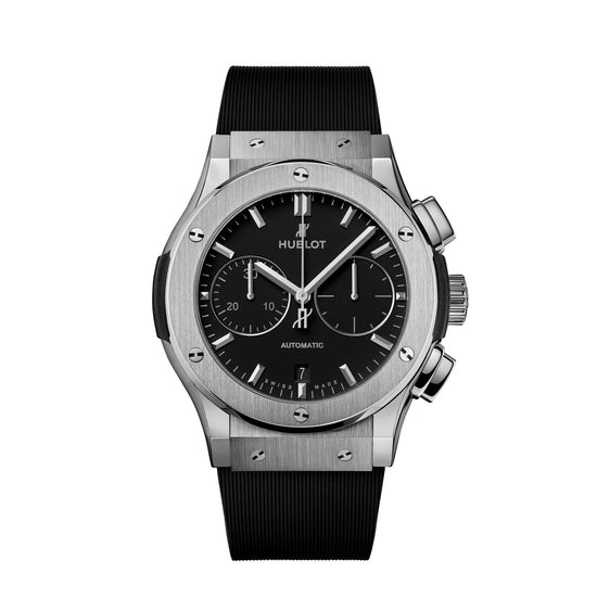 Hublot Replica Watch Classic Fusion Chronograph Titanium 45mm, 521.NX.1171.RX, bos and papers