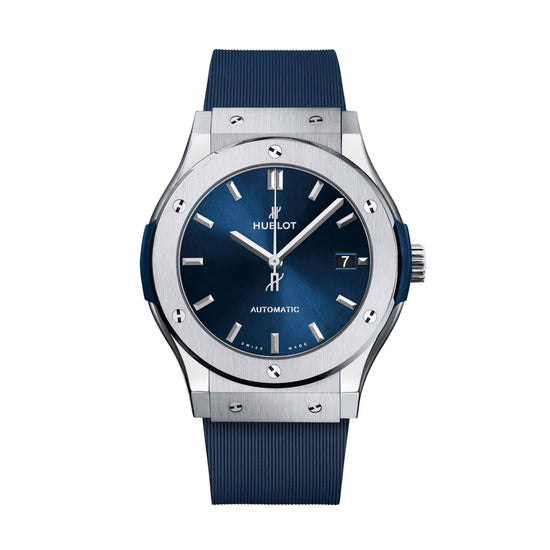 Hublot Replica Watch Classic Fusion Titanium Blue 511.NX.7170.RX