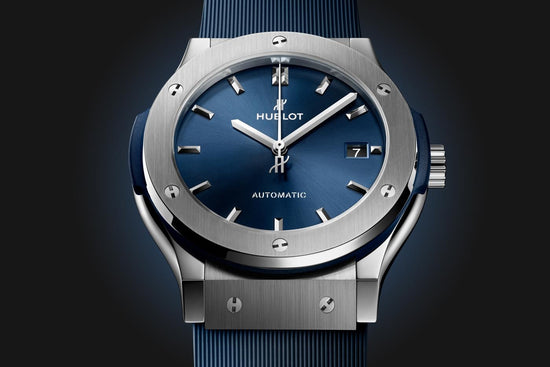 Hublot Replica Watch Classic Fusion Titanium Blue 511.NX.7170.RX