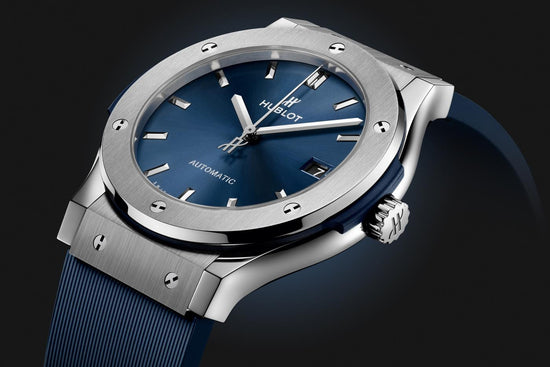 Hublot Replica Watch Classic Fusion Titanium Blue 511.NX.7170.RX