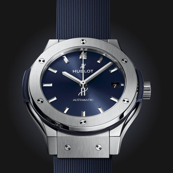 Hublot Replica Watch, Classic Fusion Titanium Blue, 565.NX.7170.RX