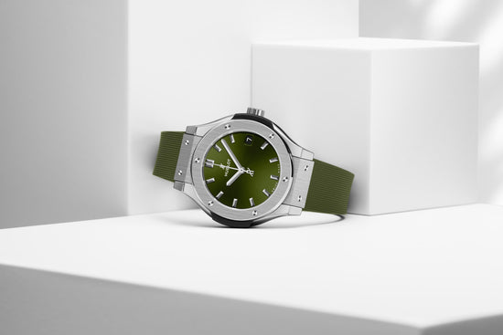 Hublot Replica Watch Classic Fusion Titanium Green 542.NX.8970.RX