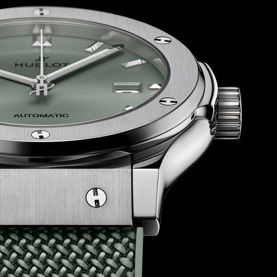 Hublot Replica Watch Classic Fusion Titanium Sage Green, 542.NX.891G.NR.