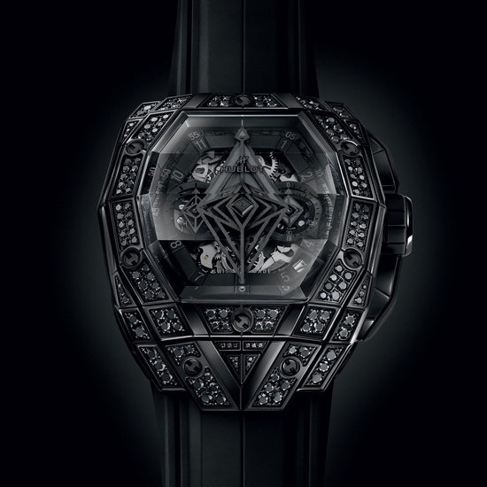 Hublot Replica Watch Spirit of Big Bang Sang Bleu All Black Pavé 42, 648.CX.0114.RX.1600.MXM24