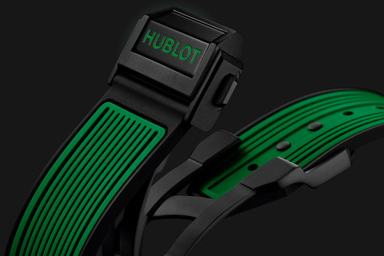 Hublot Replica Watch Spirit of Big Bang TOURBILLON CARBON GREEN 645.QG.5217.RX