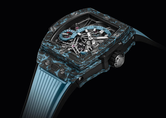 Hublot Replica Watch, Spirit of Big Bang Tourbillon Carbon Sky Blue 42mm, Limited Edition, 645.QL.5117.RX