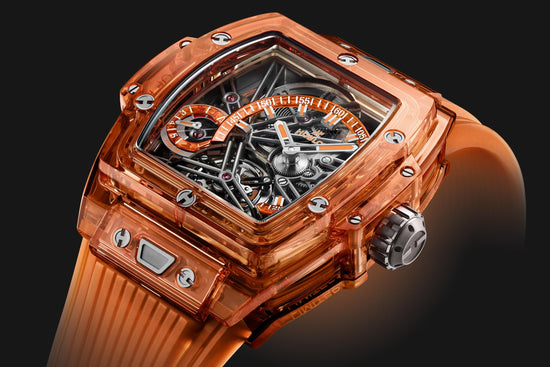 Hublot Replica Watch Spirit of Big Bang TOURBILLON ORANGE SAPPHIRE 645.JO.0120.RT