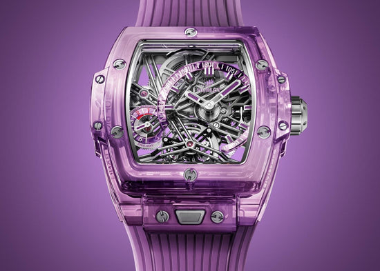 Hublot Replica Watch, Spirit of Big Bang Tourbillon Purple Sapphire 42mm, Limited Edition, 645.JM.0120.RT