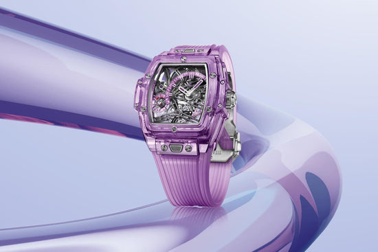 Hublot Replica Watch, Spirit of Big Bang Tourbillon Purple Sapphire 42mm, Limited Edition, 645.JM.0120.RT