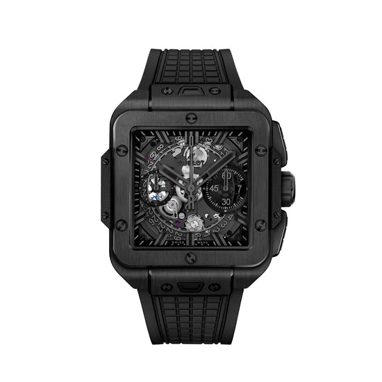 Hublot Replica Watch Square Bang UNICO ALL BLACK 821.CX.0140.RX