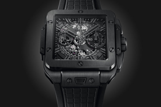 Hublot Replica Watch Square Bang UNICO ALL BLACK 821.CX.0140.RX
