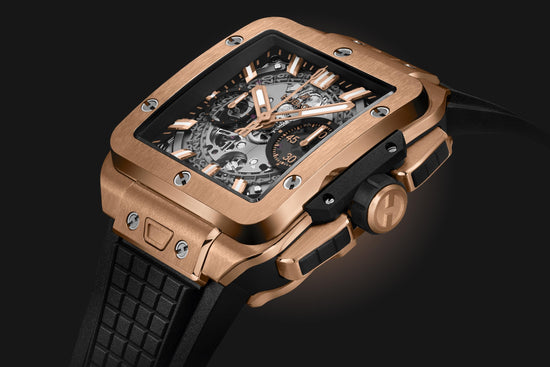 Hublot Replica Watch Square Bang UNICO KING GOLD 821.OX.0180.RX