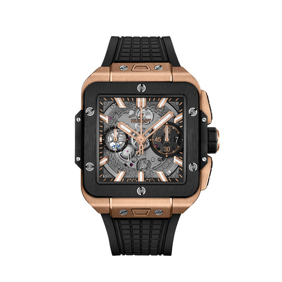 Hublot Replica Watch Square Bang UNICO KING GOLD CERAMIC 821.OM.0180.RX