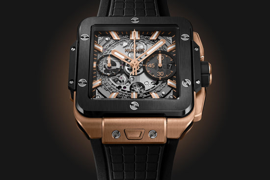 Hublot Replica Watch Square Bang UNICO KING GOLD CERAMIC 821.OM.0180.RX