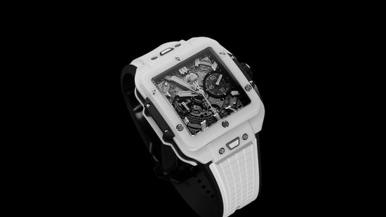 Hublot Replica Watch, Square Bang Unico White Ceramic, 42mm, 821.HX.0170.RX