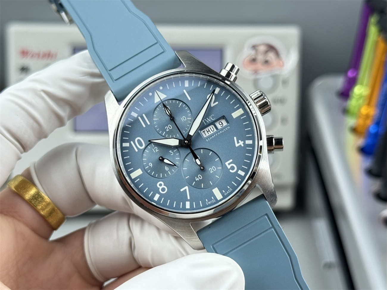 IWC Pilot IW389409 Replica – Miramar Blue AMG Chronograph Watch