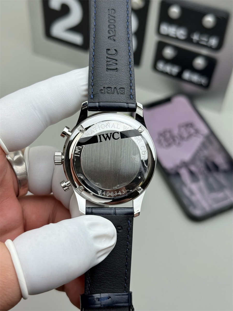 IWC Portugieser Black Replica – ZF Factory Portuguese Chronograph 41mm Luxury Watch