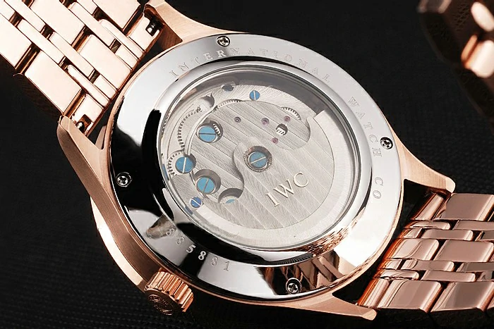 IWC Portugieser Tourbillon White Dial Blue Numerals Rose Gold Case And Bracelet new122940