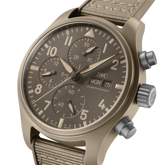 IWC Replica Watch Pilot’s Watch Chronograph 41 TOP GUN Mojave Desert, Ceramic, Titanium, 41.9mm, IW389402