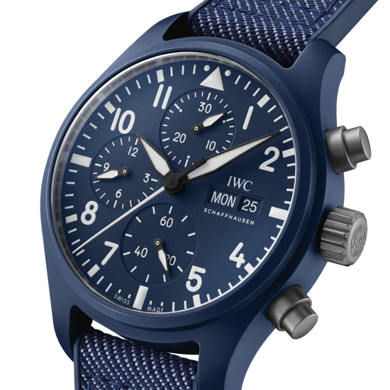 IWC Replica Watch Pilot’s Watch Chronograph 41 TOP GUN Oceana, Ceramic, Titanium, 41.9mm, IW389404