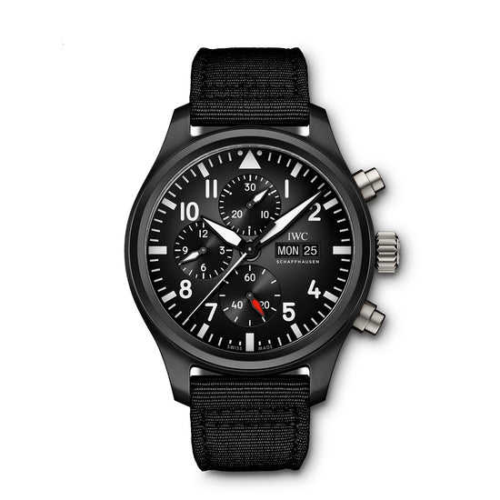 IWC Replica Watch Pilot’s Watch Chronograph TOP GUN, Ceramic and Titanium, 44.5mm, IW389101
