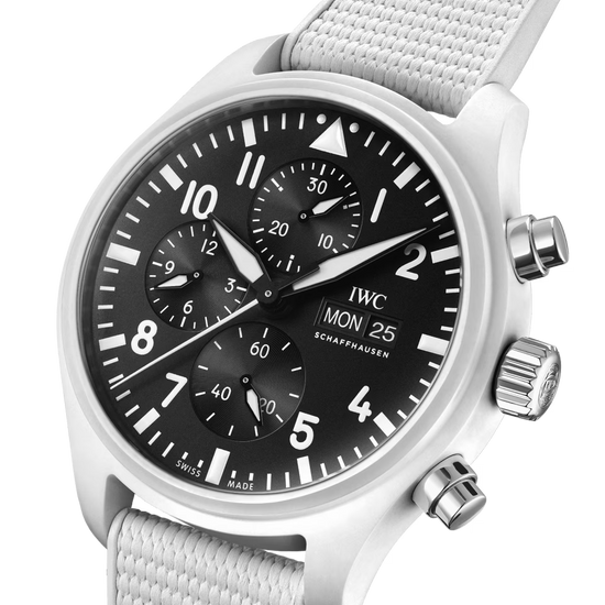 IWC Replica Watch Pilot’s Watch Chronograph TOP GUN Edition “Lake Tahoe”, Ceramic, Titanium, 44,5mm, IW389105