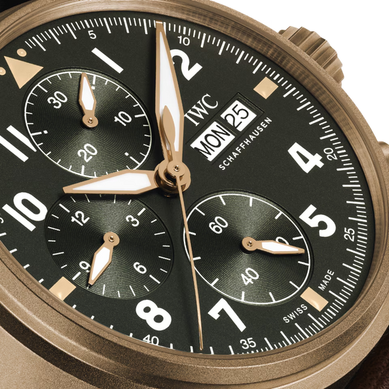 IWC Replica Watch Pilot s Watch Spitfire Chronograph, Bronze, 41mm, IW387902
