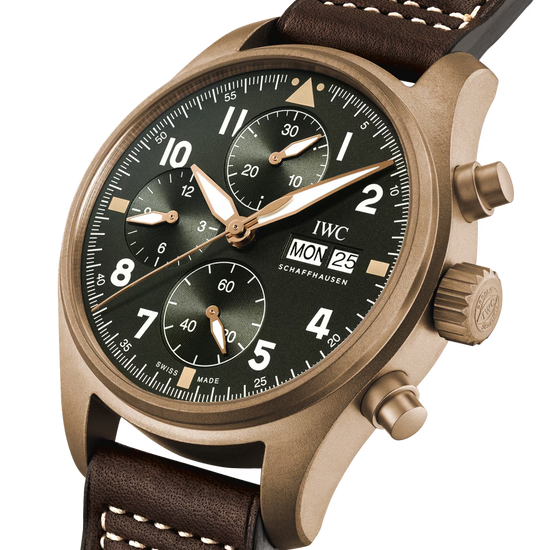 IWC Replica Watch Pilot s Watch Spitfire Chronograph, Bronze, 41mm, IW387902