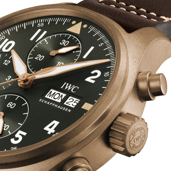 IWC Replica Watch Pilot s Watch Spitfire Chronograph, Bronze, 41mm, IW387902