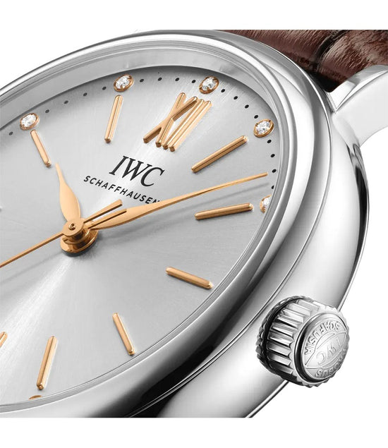IWC Replica Watch Portofino Automatic 34, Stainless Steel and Diamonds, 34mm, IW357403