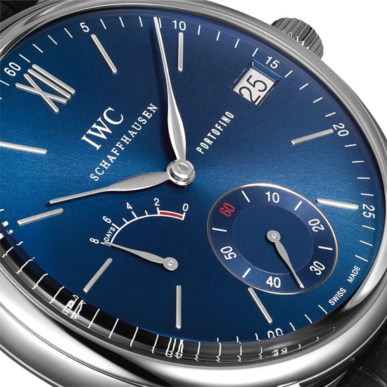 IWC Replica Watch Portofino Hand Wound Eight Days, Stainless Steel, 45mm, IW510106
