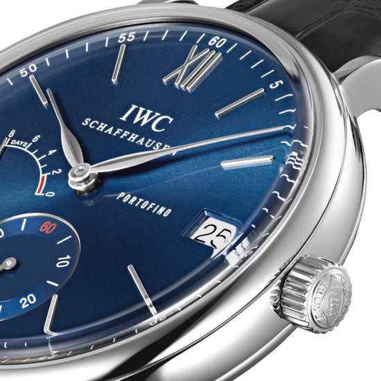 IWC Replica Watch Portofino Hand Wound Eight Days, Stainless Steel, 45mm, IW510106