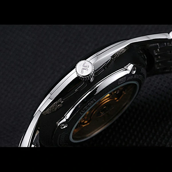 Jaeger LeCoultre Master Black Dial Stainless Steel Bezel Stainless Steel Band new59995