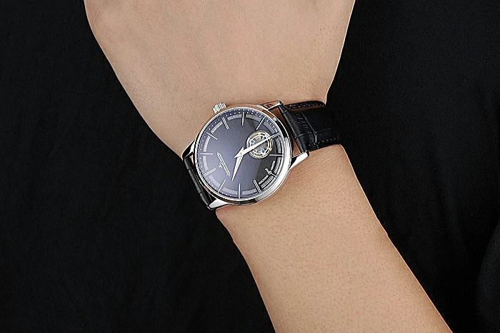 Jaeger LeCoultre Master Flying Tourbillon Black Dial Stainless Steel Case Black Leather Strap new120751