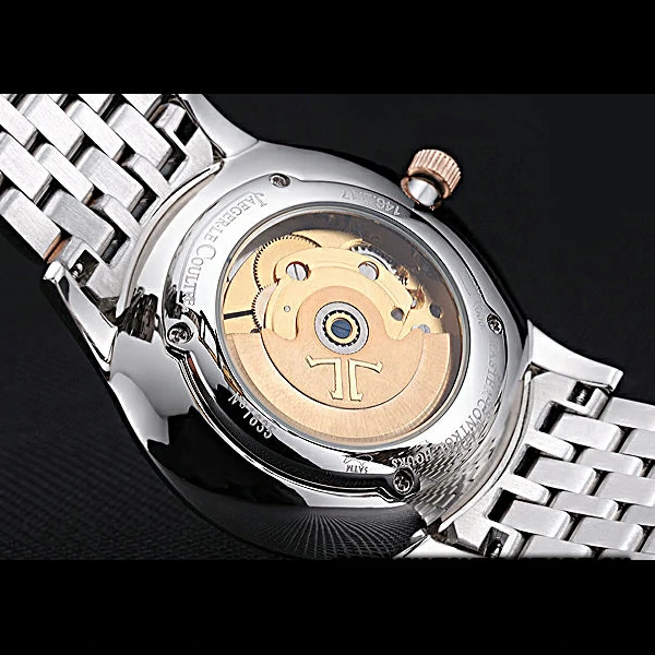 Jaeger LeCoultre Master White Dial Rose Gold Bezel Two Tone Band new59992