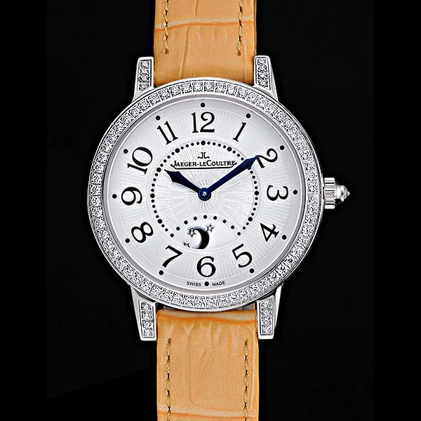 Jaeger LeCoultre Rendez Vous White Dial Yellow Leather Strap new59990