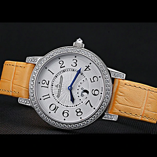 Jaeger LeCoultre Rendez Vous White Dial Yellow Leather Strap new59990