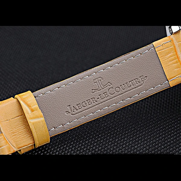 Jaeger LeCoultre Rendez Vous White Dial Yellow Leather Strap new59990