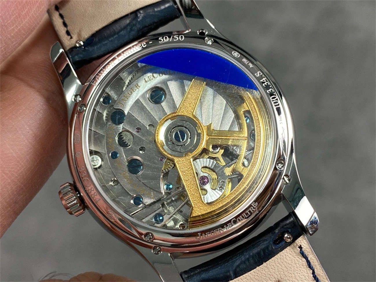 JLC Master Ultra Thin Tourbillon Replica (APS Factory) – Blue Enamel 13234E1