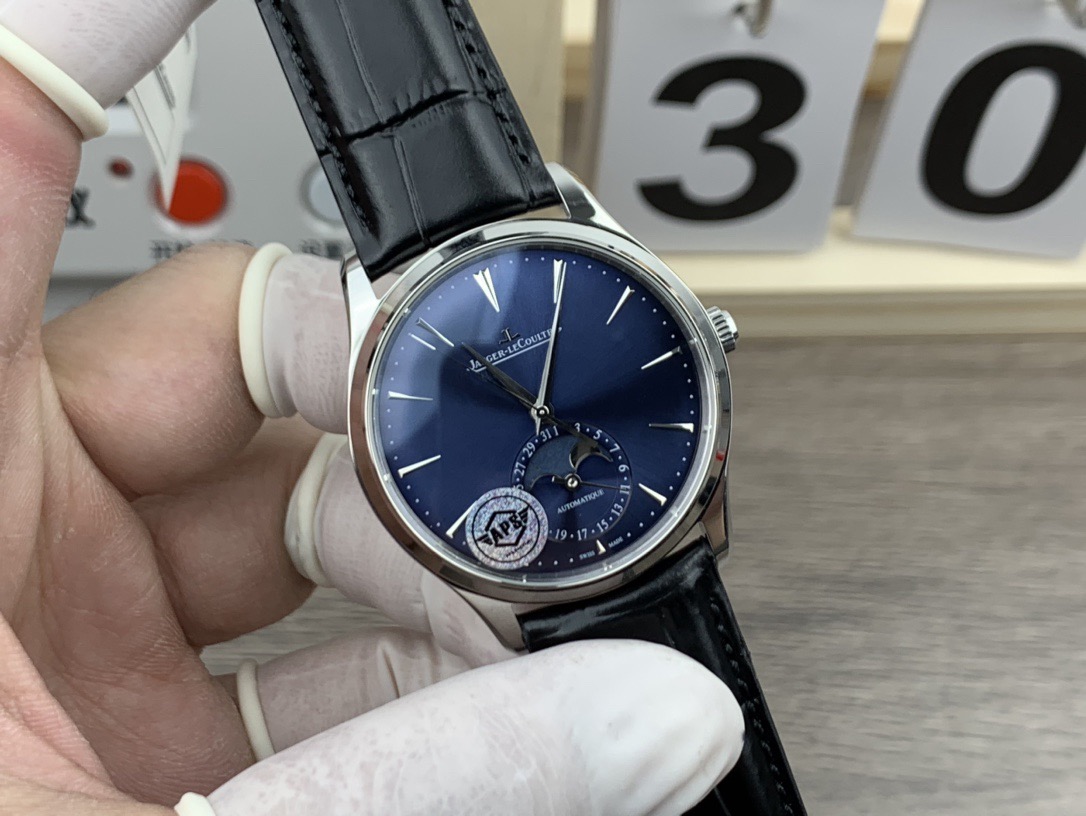JLC Moonphase Replica Q1368480 – APS Factory Blue Dial Ultra Thin